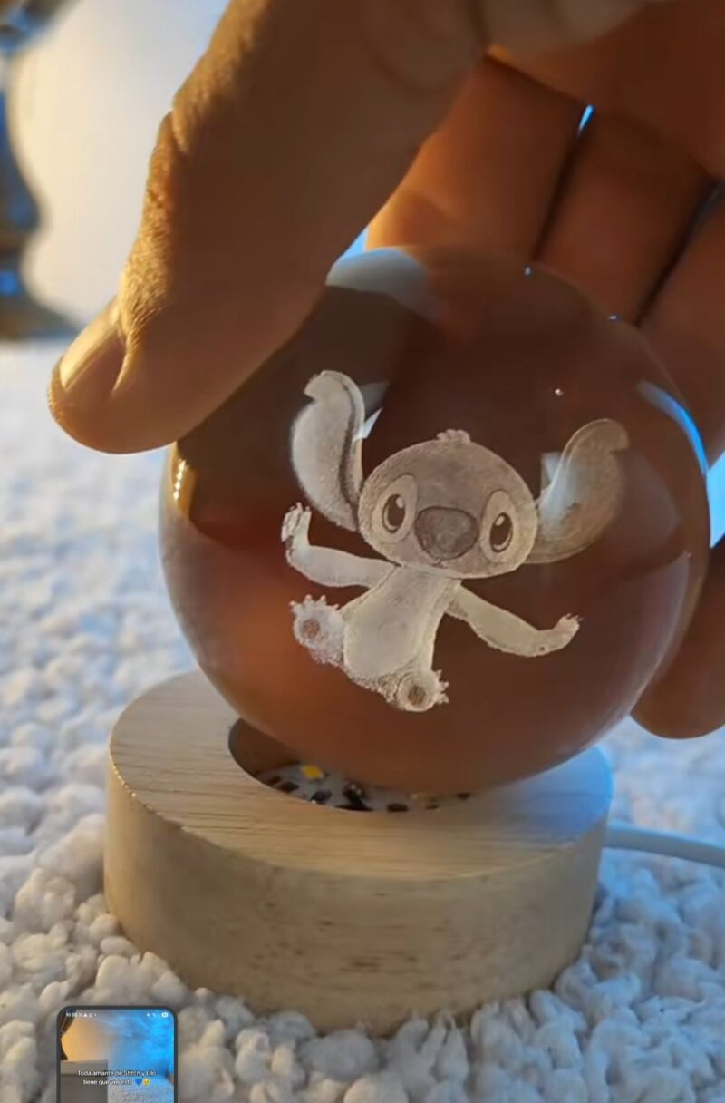 Bola Cristal Stich