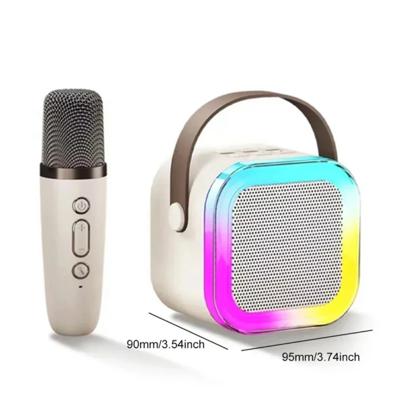 Parlante y Micrófono Karaoke Bluetooth K12