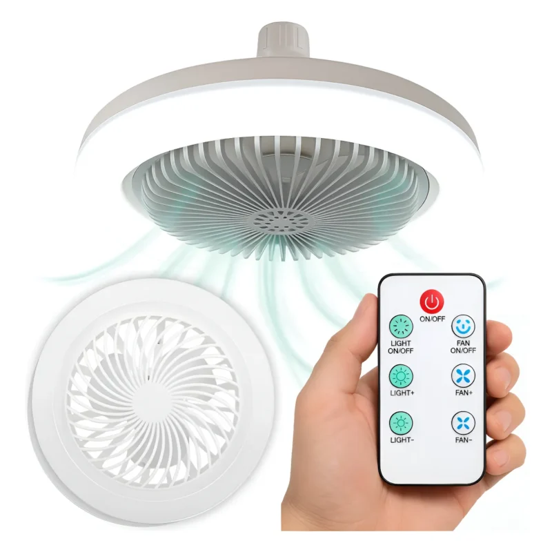 Lampara LED ventilador